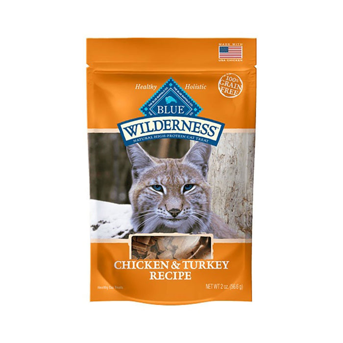 Photo of Blue Buffalo-Blue Buffalo Wilderness Grain-Free Soft-Moist Cat Treats-Chicken & Turkey-2 oz-from Pet Wish Pros