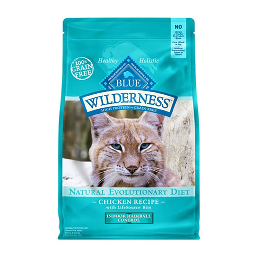 Photo of Blue Buffalo-Blue Buffalo Wilderness Natural Evolutionary Diet Indoor Hairball Grain-Free Dry Adult Cat Food-from Pet Wish Pros