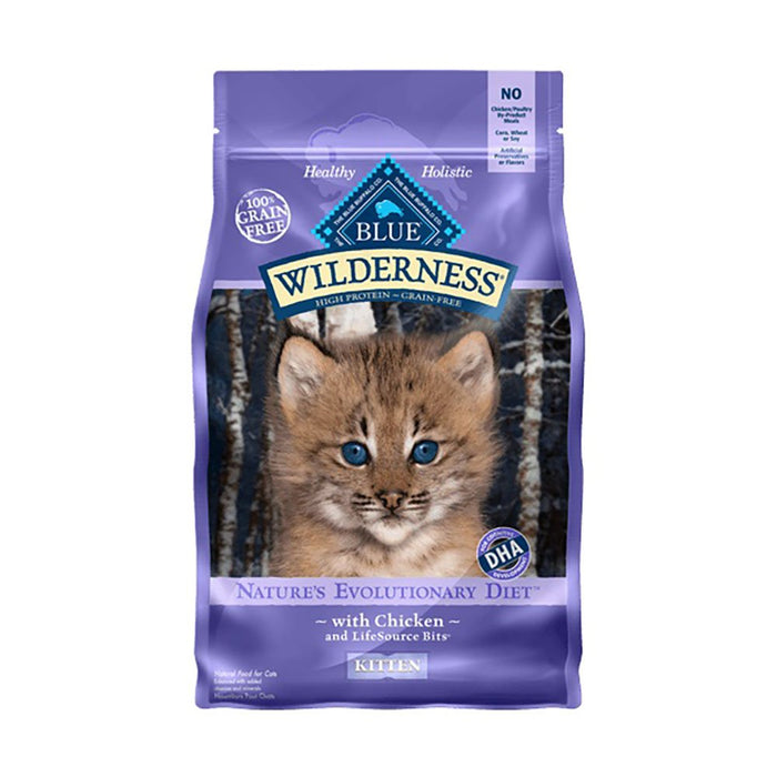 Photo of Blue Buffalo-Blue Buffalo Wilderness Nature's Evolutionary Diet Grain-Free Dry Kitten Food-Chicken-5 lb-from Pet Wish Pros