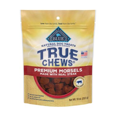 Photo of Blue Buffalo-Blue Truechew Morsels Dog Treats-Steak-10 oz-from Pet Wish Pros