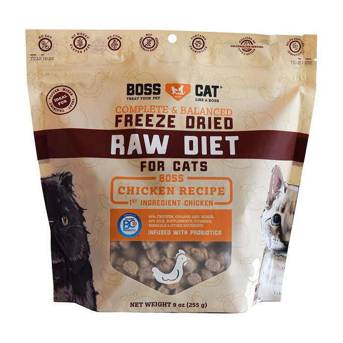 Photo of Boss Nation Brands-Boss Cat Freeze-Dried Raw Nuggets-Chicken-9 oz-from Pet Wish Pros