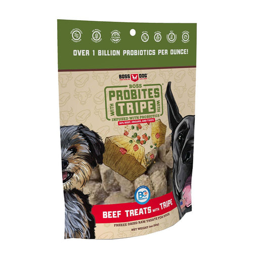 Photo of Boss Nation Brands-Boss Dog Probites Freeze-Dried Raw Treats with Tripe for Dogs-Beef-3 oz-from Pet Wish Pros