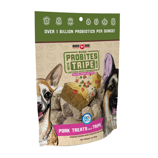 Photo of Boss Nation Brands-Boss Dog Probites Freeze-Dried Raw Treats with Tripe for Dogs-Pork-3 oz-from Pet Wish Pros