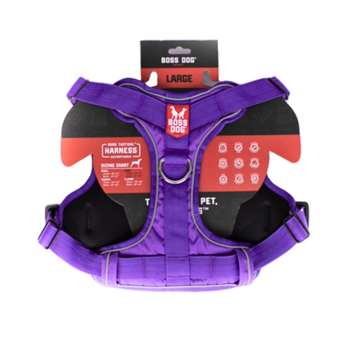 Photo of Boss Nation Brands-Boss Dog Tactical Harness-Purple-Large-from Pet Wish Pros