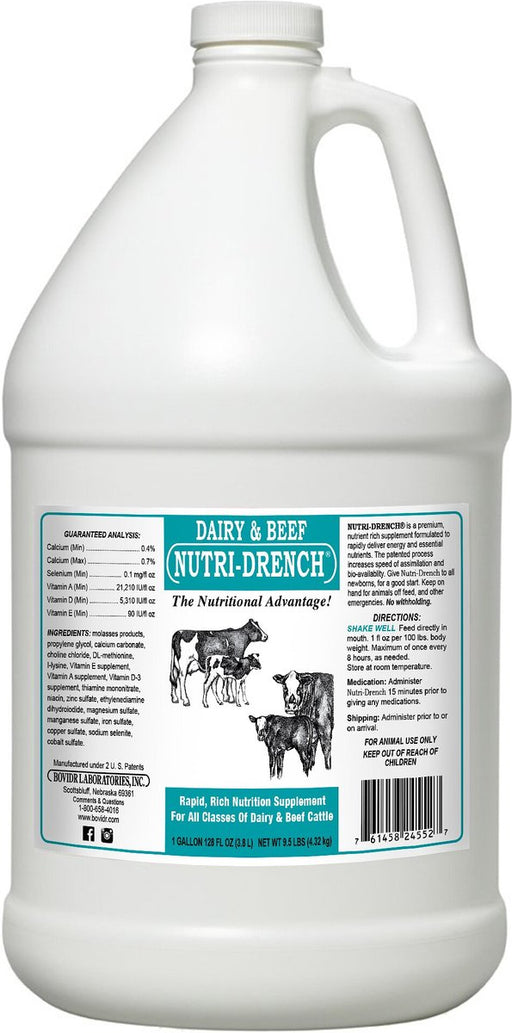 Photo of Bovidr Laboratories-Nutri-Drench Dairy & Beef Nutritional Supplement-1 Gallon-from Pet Wish Pros