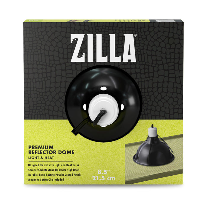 Photo of Central Aquatics-Zilla Fluorescent/Incandescent Reflector Dome-Large (8.5 in)-Black-from Pet Wish Pros