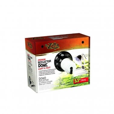 Photo of Central Aquatics-Zilla Fluorescent/Incandescent Reflector Dome-Small (5.5 in)-Black-from Pet Wish Pros