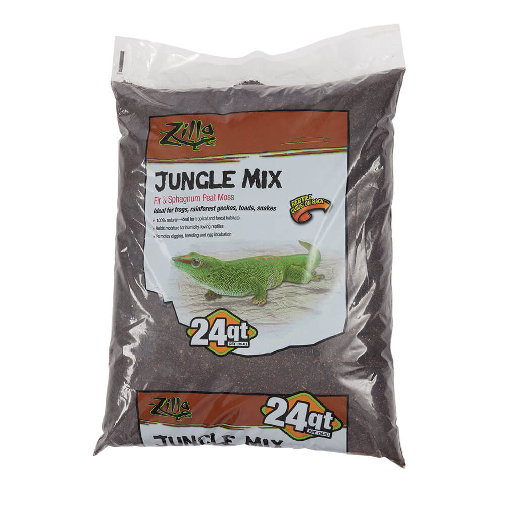 Photo of Central Aquatics-Zilla Moss & Dirt Jungle Mix Bedding-24 qt-from Pet Wish Pros