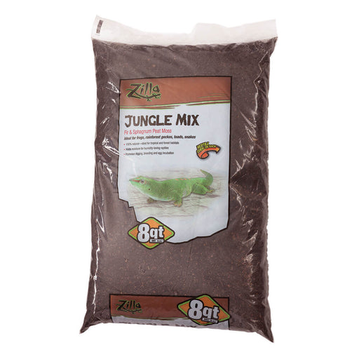 Photo of Central Aquatics-Zilla Moss & Dirt Jungle Mix Bedding-8 qt-from Pet Wish Pros