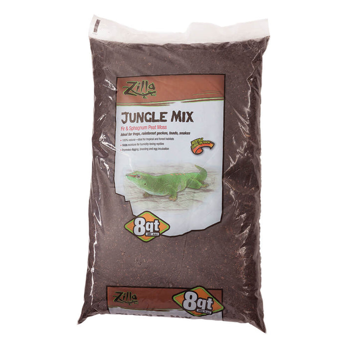 Photo of Central Aquatics-Zilla Moss & Dirt Jungle Mix Bedding-8 qt-from Pet Wish Pros