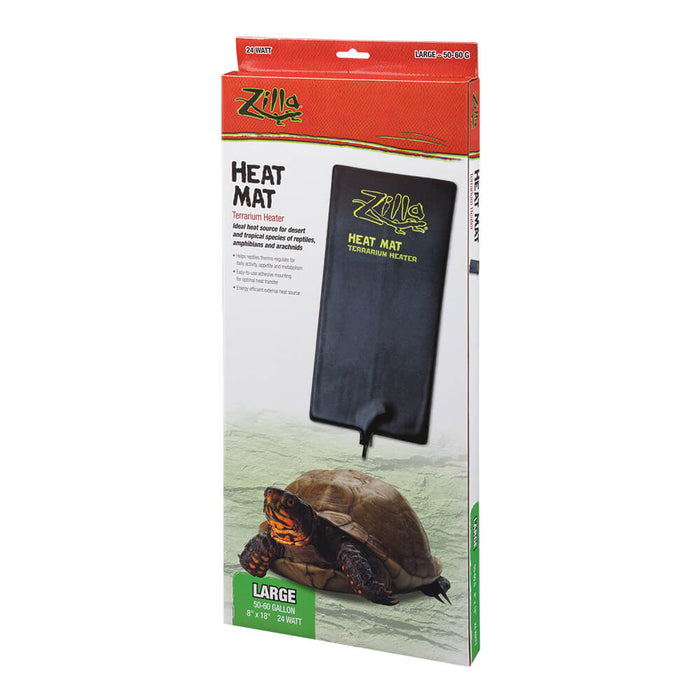 Photo of Central Aquatics-Zilla Terrarium Heater Heat Mat for Reptile and Amphibian-24 W Large-Night Black-from Pet Wish Pros