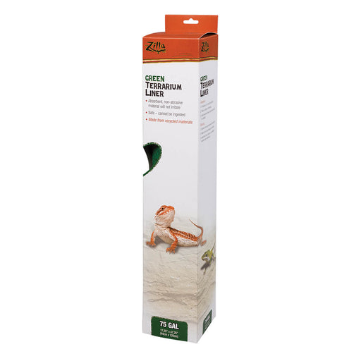 Photo of Central Aquatics-Zilla Terrarium Liner-17.25 in x 47.25 in-Green-from Pet Wish Pros
