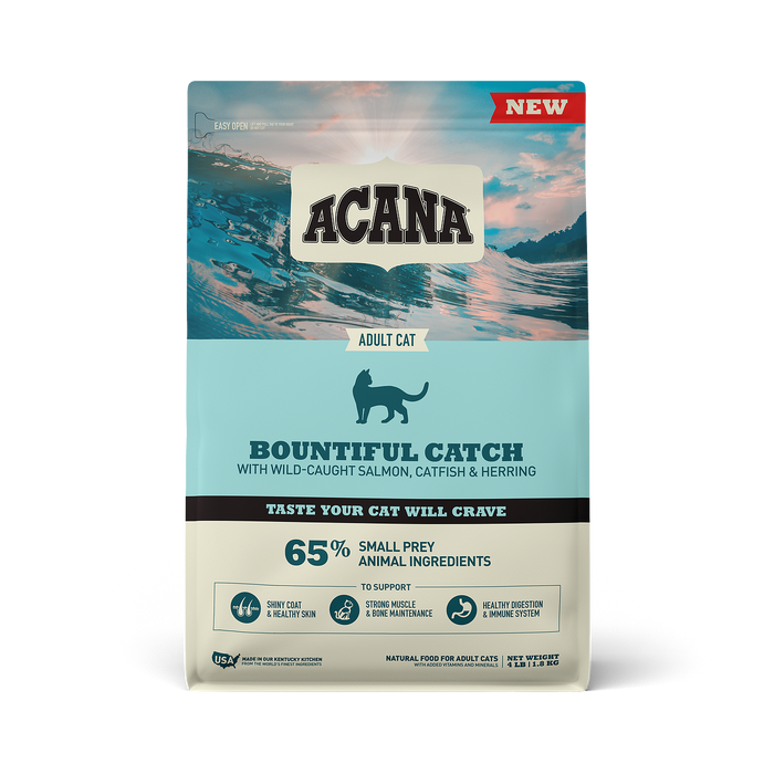 Photo of Champion Petfoods-ACANA Bountiful Catch with Wild Caught Salmon Herring & Hake Cat Food-4 lb-from Pet Wish Pros