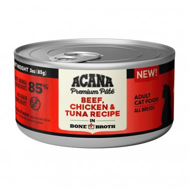 Photo of Champion Petfoods-ACANA Canned Cat Food-Beef, Chicken, & Tuna-(3 oz) [24 count]-from Pet Wish Pros