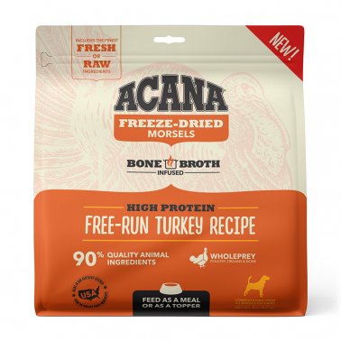 Photo of Champion Petfoods-ACANA Freeze-Dried Morsels for Dogs-8 oz-Free-Run Turkey-from Pet Wish Pros