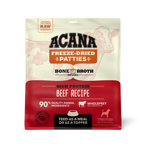 Photo of Champion Petfoods-ACANA Freeze-Dried Patties for Dogs-8 oz-Ranch-Raised Beef-from Pet Wish Pros