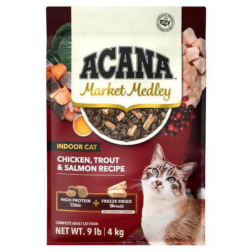 Photo of Champion Petfoods-ACANA Market Medley Adult Cat Food-Chicken, Trout & Salmon-9 lb-from Pet Wish Pros