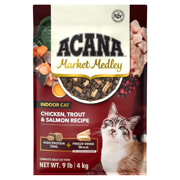 Photo of Champion Petfoods-ACANA Market Medley Adult Cat Food-Chicken, Trout & Salmon-9 lb-from Pet Wish Pros