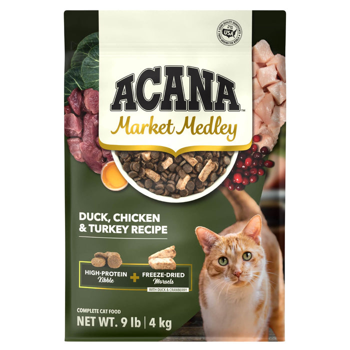 Photo of Champion Petfoods-ACANA Market Medley Adult Cat Food-Duck, Chicken & Turkey-9 lb-from Pet Wish Pros