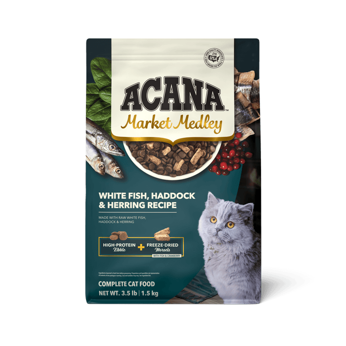 Photo of Champion Petfoods-ACANA Market Medley Adult Cat Food-White Fish, Haddock & Herring-3.5 lb-from Pet Wish Pros