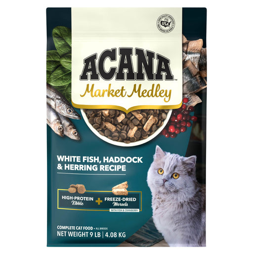 Photo of Champion Petfoods-ACANA Market Medley Adult Cat Food-White Fish, Haddock & Herring-9 lb-from Pet Wish Pros