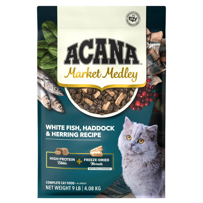 Photo of Champion Petfoods-ACANA Market Medley Adult Cat Food-White Fish, Haddock & Herring-9 lb-from Pet Wish Pros