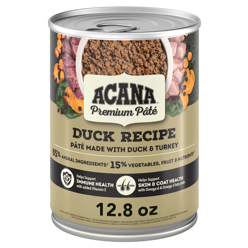Photo of Champion Petfoods-ACANA Premium Pate Wet Dog Food in Bone Broth-Duck Recipe-(12.8 oz) [12 count]-from Pet Wish Pros