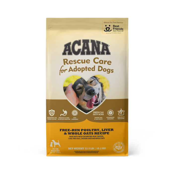 Photo of Champion Petfoods-ACANA Rescue Care for Adopted Dogs-22.5 lb-Free-Run Poultry Liver & Whole Oats Recipe-from Pet Wish Pros