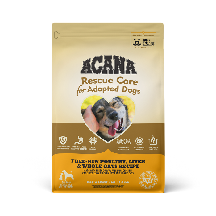 Photo of Champion Petfoods-ACANA Rescue Care for Adopted Dogs-4 lb-Free-Run Poultry Liver & Whole Oats Recipe-from Pet Wish Pros