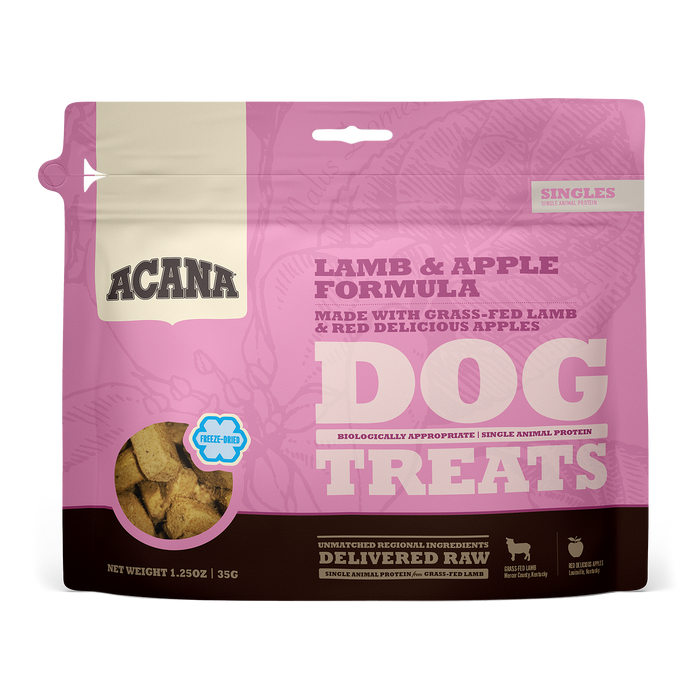 Photo of Champion Petfoods-ACANA Singles Dog Treats-1.25 oz-Lamb & Apple-from Pet Wish Pros