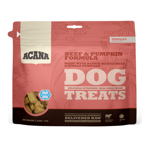 Photo of Champion Petfoods-ACANA Singles Dog Treats-3.25 oz-Beef & Pumpkin-from Pet Wish Pros