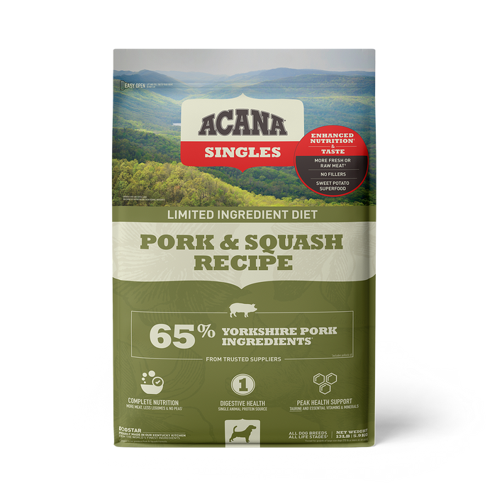 Photo of Champion Petfoods-ACANA Singles Dry Dog Food-13 lb-Pork & Squash-from Pet Wish Pros