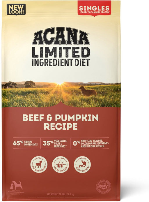 Photo of Champion Petfoods-ACANA Singles Dry Dog Food-22.5 lb-Beef & Pumpkin-from Pet Wish Pros