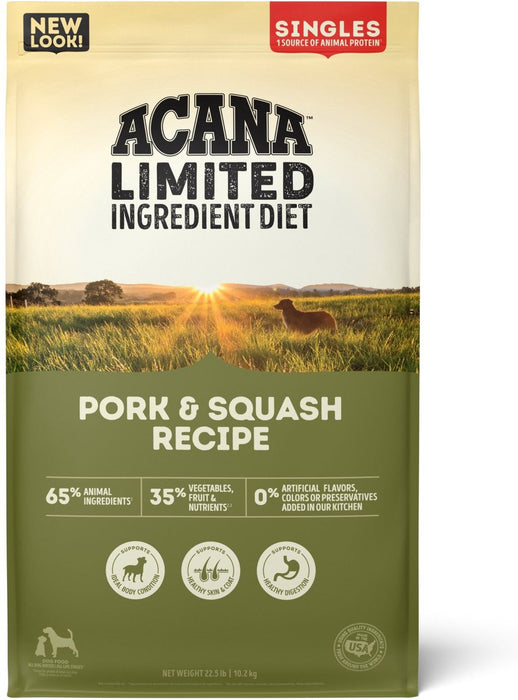 Photo of Champion Petfoods-ACANA Singles Dry Dog Food-22.5 lb-Pork & Squash-from Pet Wish Pros