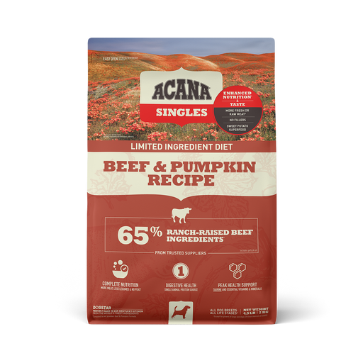 Photo of Champion Petfoods-ACANA Singles Dry Dog Food-4.5 lb-Beef & Pumpkin-from Pet Wish Pros