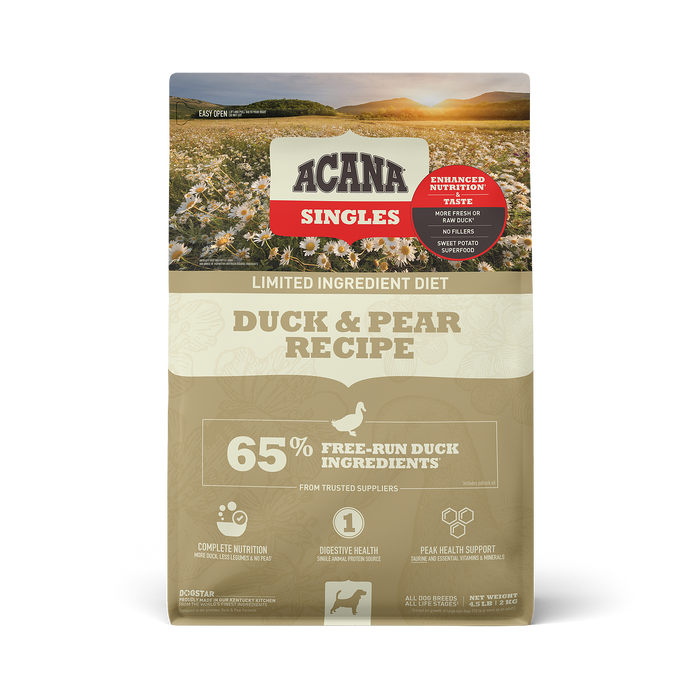 Photo of Champion Petfoods-ACANA Singles Dry Dog Food-4.5 lb-Duck & Pear-from Pet Wish Pros