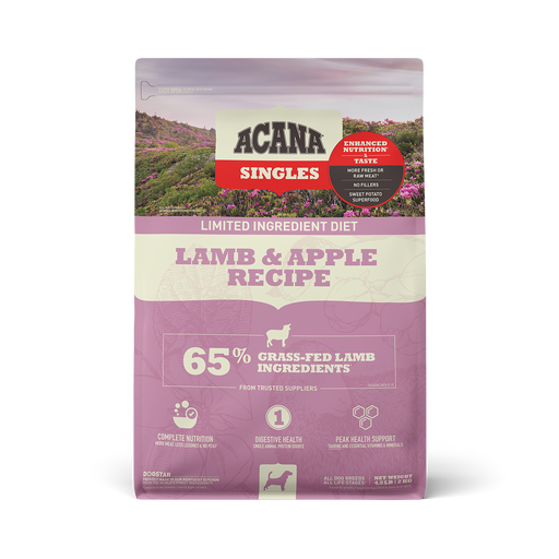 Photo of Champion Petfoods-ACANA Singles Dry Dog Food-4.5 lb-Lamb & Apple-from Pet Wish Pros