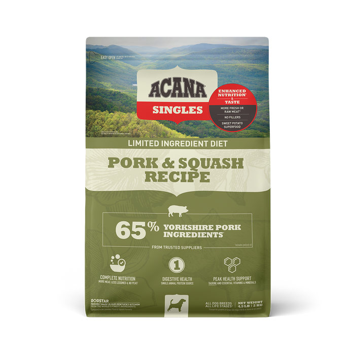 Photo of Champion Petfoods-ACANA Singles Dry Dog Food-4.5 lb-Pork & Squash-from Pet Wish Pros