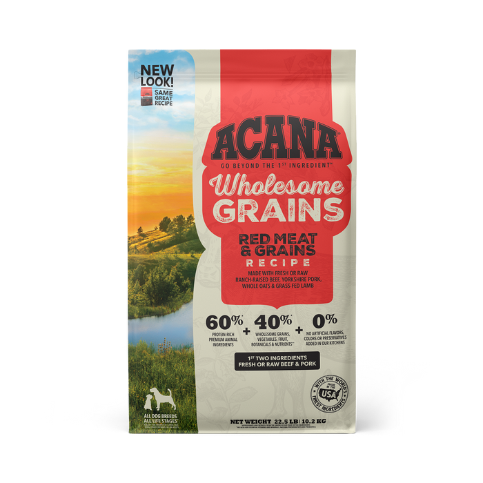 Photo of Champion Petfoods-ACANA Wholesome Grains Dog Food-22.5 lb-Red Meat & Grains Recipe-from Pet Wish Pros