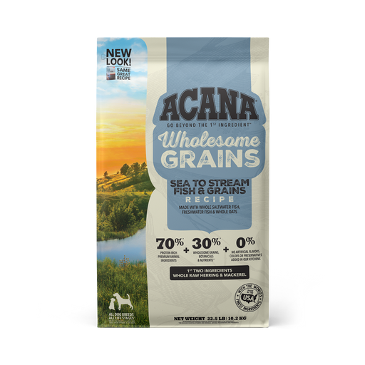 Photo of Champion Petfoods-ACANA Wholesome Grains Dog Food-22.5 lb-Sea to Stream Fish & Grains Recipe-from Pet Wish Pros