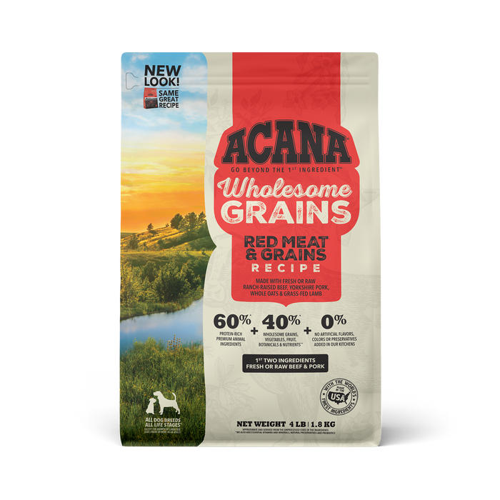 Photo of Champion Petfoods-ACANA Wholesome Grains Dog Food-4 lb-Red Meat & Grains Recipe-from Pet Wish Pros