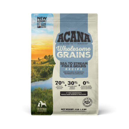 Photo of Champion Petfoods-ACANA Wholesome Grains Dog Food-Sea to Stream Fish & Grains Recipe-4 lb-from Pet Wish Pros