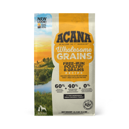 Photo of Champion Petfoods-ACANA Wholesome Grains Limited Ingredient Diet Dog Food-22.5 lb-Free-Run Poultry & Grains Recipe-from Pet Wish Pros