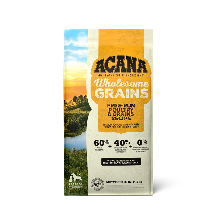 Photo of Champion Petfoods-ACANA Wholesome Grains Limited Ingredient Diet Dog Food-Free-Run Poultry & Grains Recipe-32 lb-from Pet Wish Pros