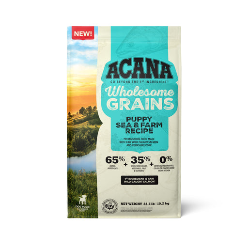 Photo of Champion Petfoods-ACANA Wholesome Grains Sea & Farm Recipe Dry Puppy Food-Sea & Farm Recipe-22.5 lb-from Pet Wish Pros