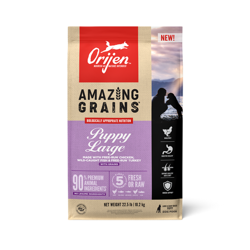 Photo of Champion Petfoods-ORIJEN Amazing Grains Large Breed Puppy Recipe Dry Food-22.5 lb-from Pet Wish Pros