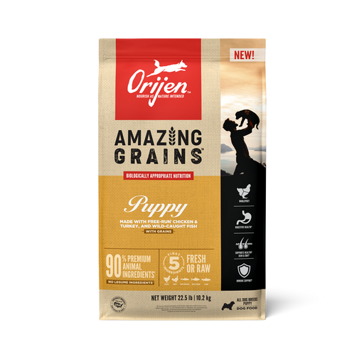 Photo of Champion Petfoods-ORIJEN Amazing Grains Puppy Recipe Dry Food-22.5 lb-from Pet Wish Pros