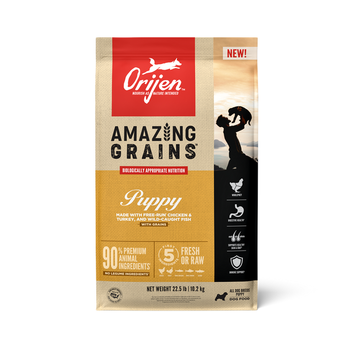 Photo of Champion Petfoods-ORIJEN Amazing Grains Puppy Recipe Dry Food-22.5 lb-from Pet Wish Pros