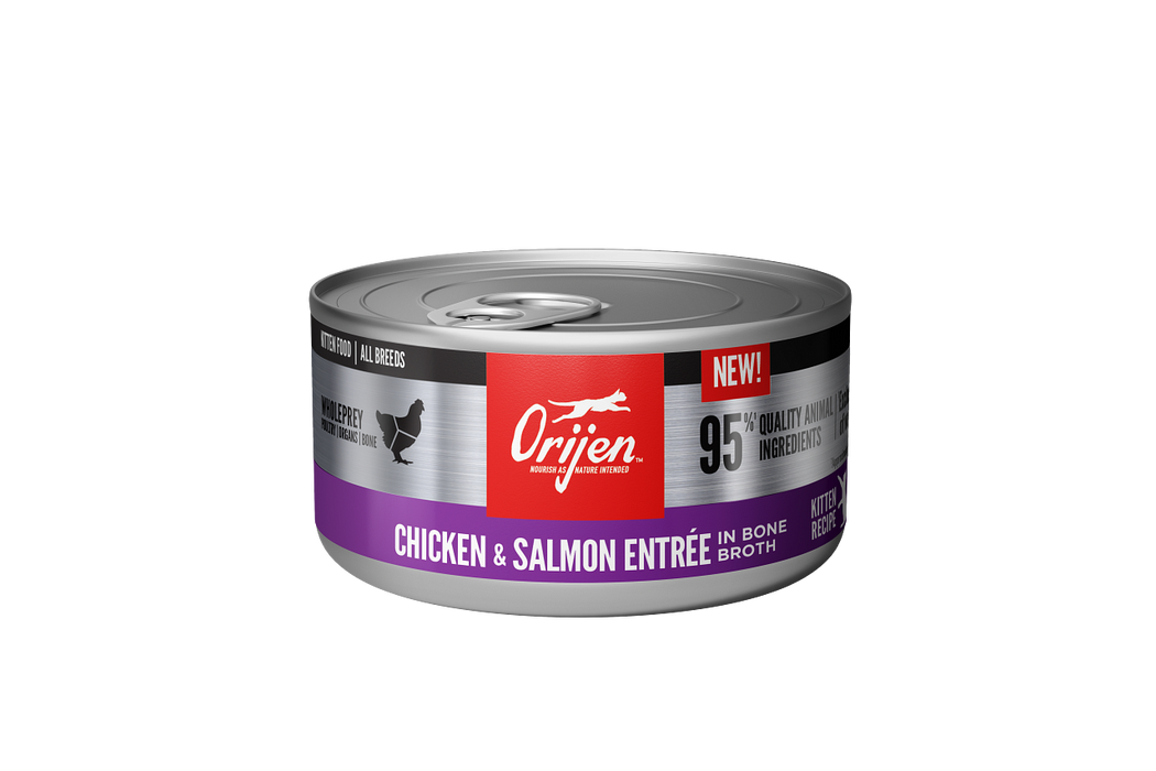 Photo of Champion Petfoods-ORIJEN Canned Cat Food-Chicken & Salmon for Kittens-(3 oz) [24 count]-from Pet Wish Pros