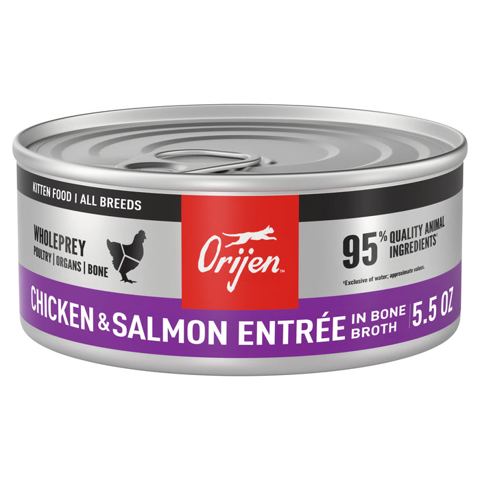 Photo of Champion Petfoods-ORIJEN Canned Cat Food-Chicken & Salmon for Kittens-(5.5 oz) [6 count]-from Pet Wish Pros